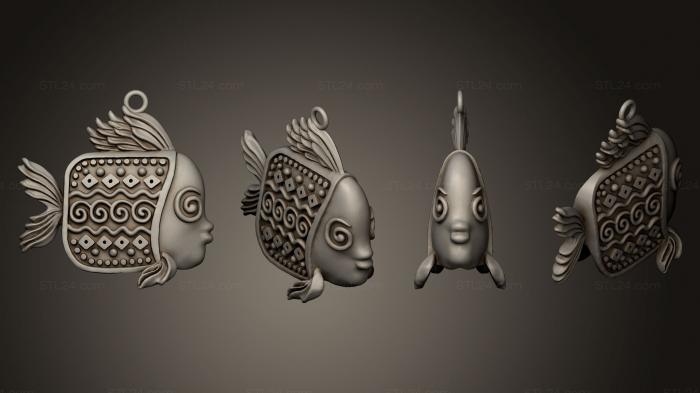 Jewelry (Fish Wave, JVLR_0139) 3D models for cnc